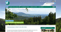 Desktop Screenshot of naturpark-bayer-wald.de